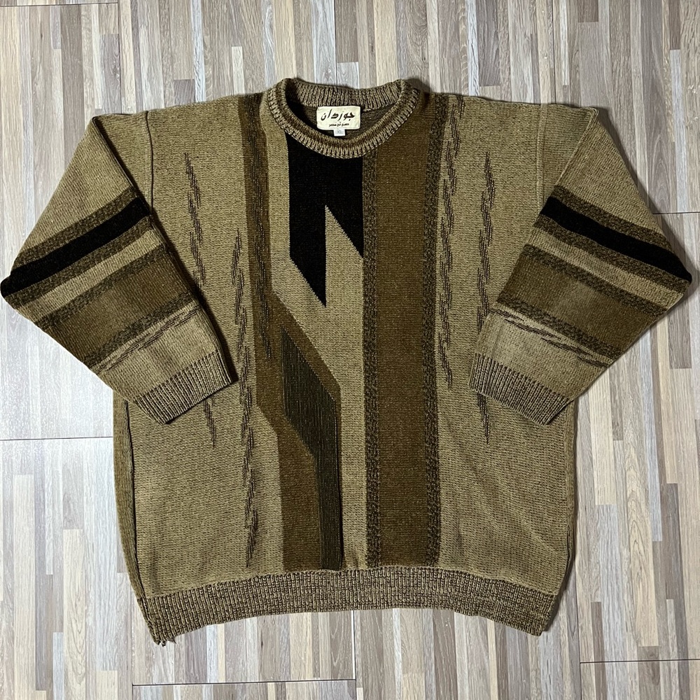 Vintage Imported Abstract Cosby Sweater Size XL